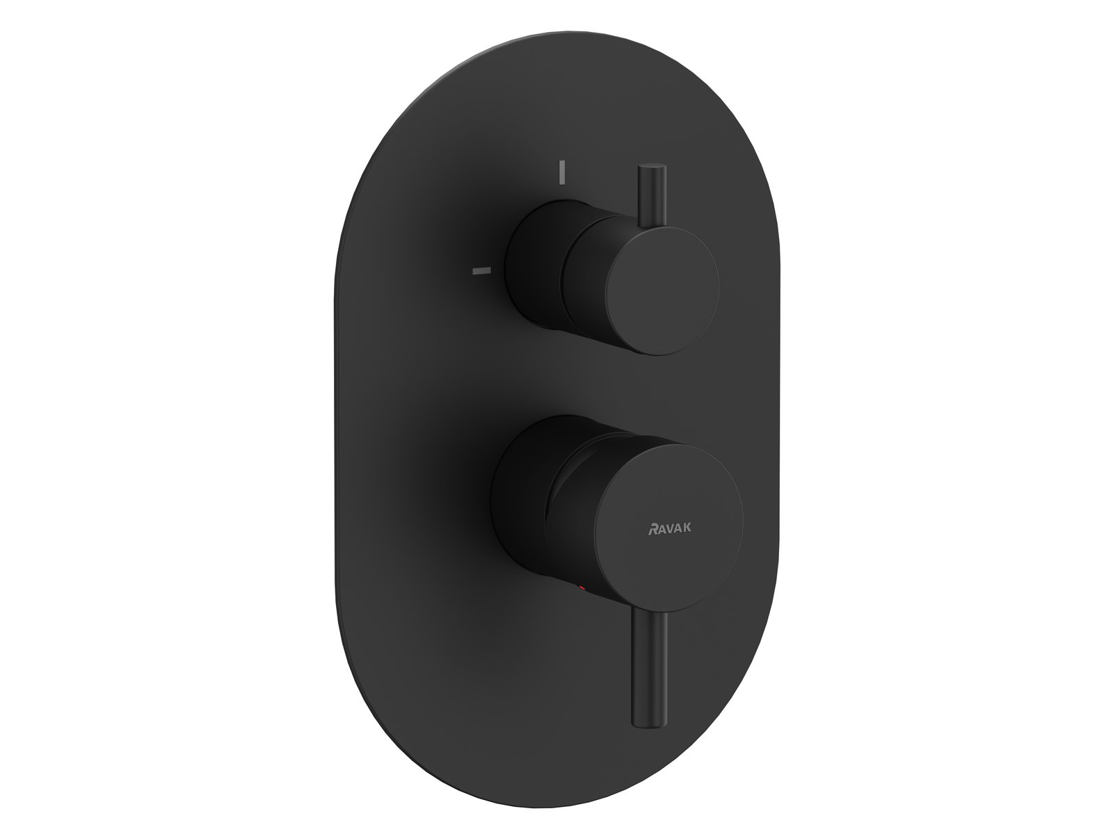 Ravak Espirit Badewannen- und Duscharmatur Unterputz schwarz X070288