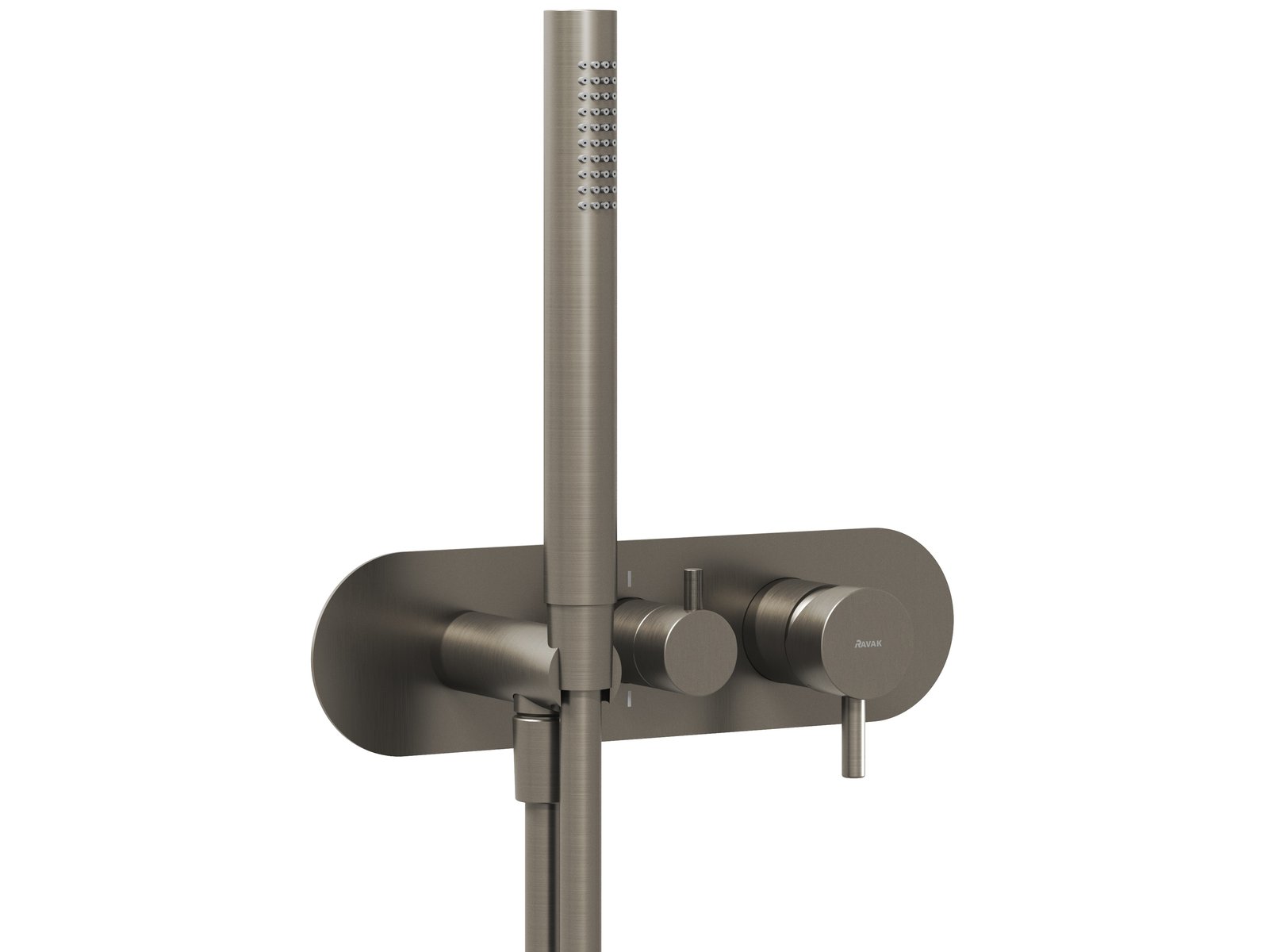 Ravak Espirit Badewannen- und Duscharmatur Unterputz graphit X070324