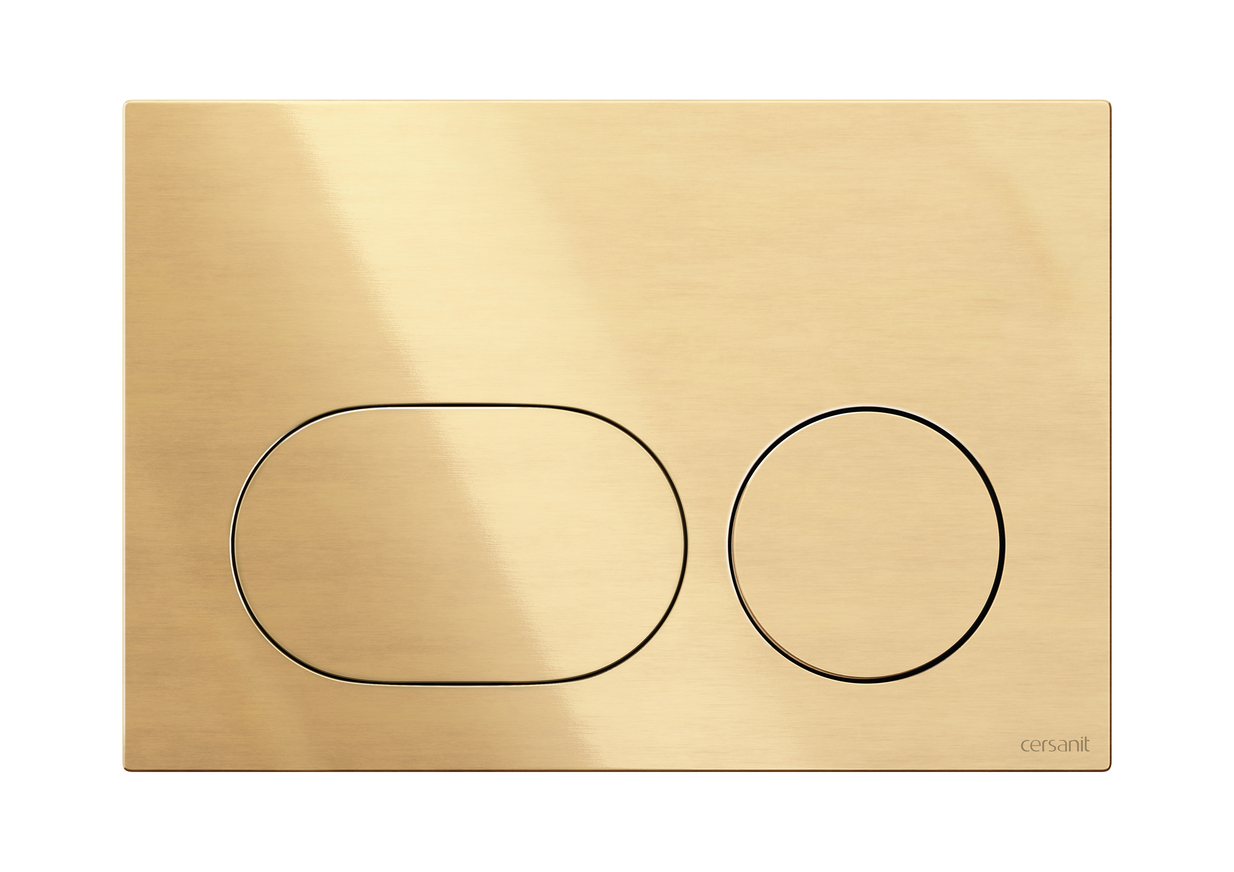 Cersanit Dueto Betätigungsplatte für Toilette gold K3003-001
