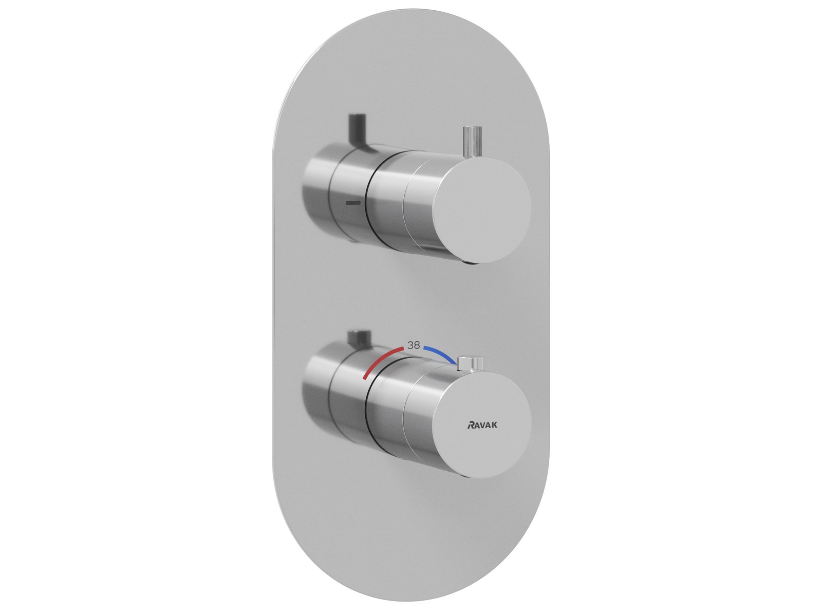 Ravak Espirit Badewannen- und Duscharmatur Unterputz mit Thermostat chrom X070206
