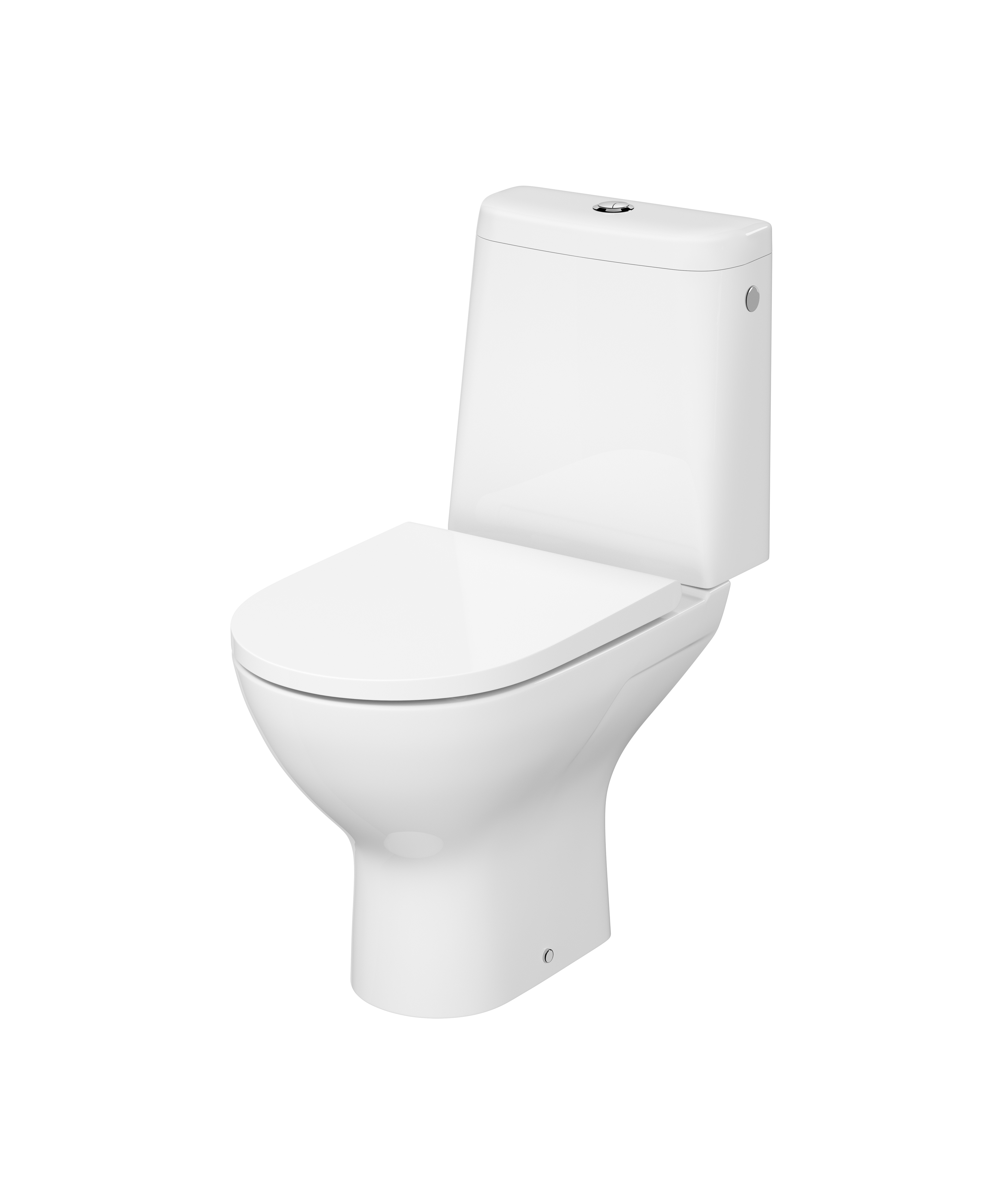Cersanit Colour WC-Kompakt mit Soft-Close-Sitz mit Wirbelspülung weiß K103-051