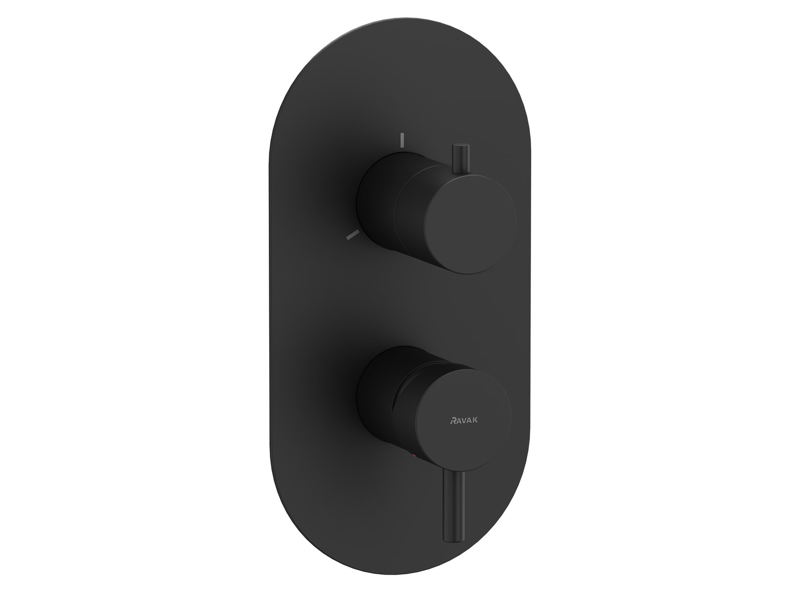 Ravak Espirit Badewannen- und Duscharmatur Unterputz schwarz X070283