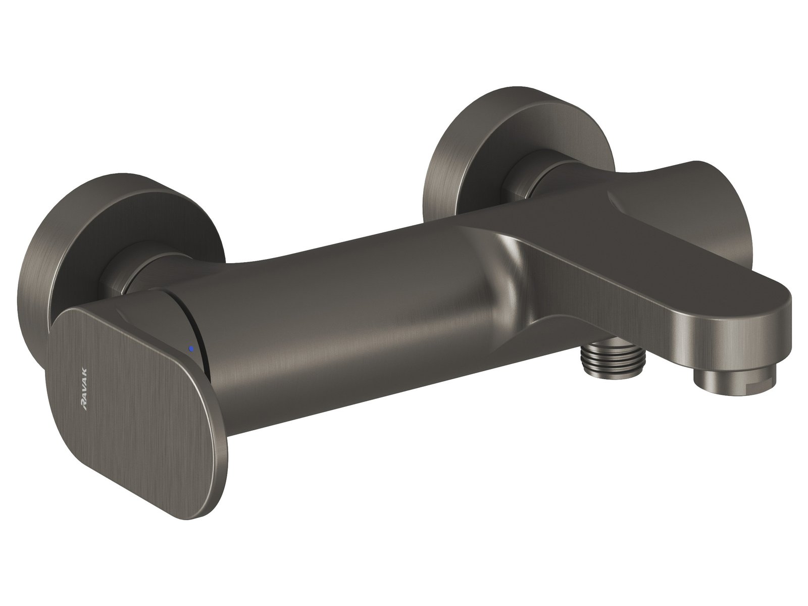 Ravak Eleganta Badewannen- und Duscharmatur Wandmontage graphit X070330