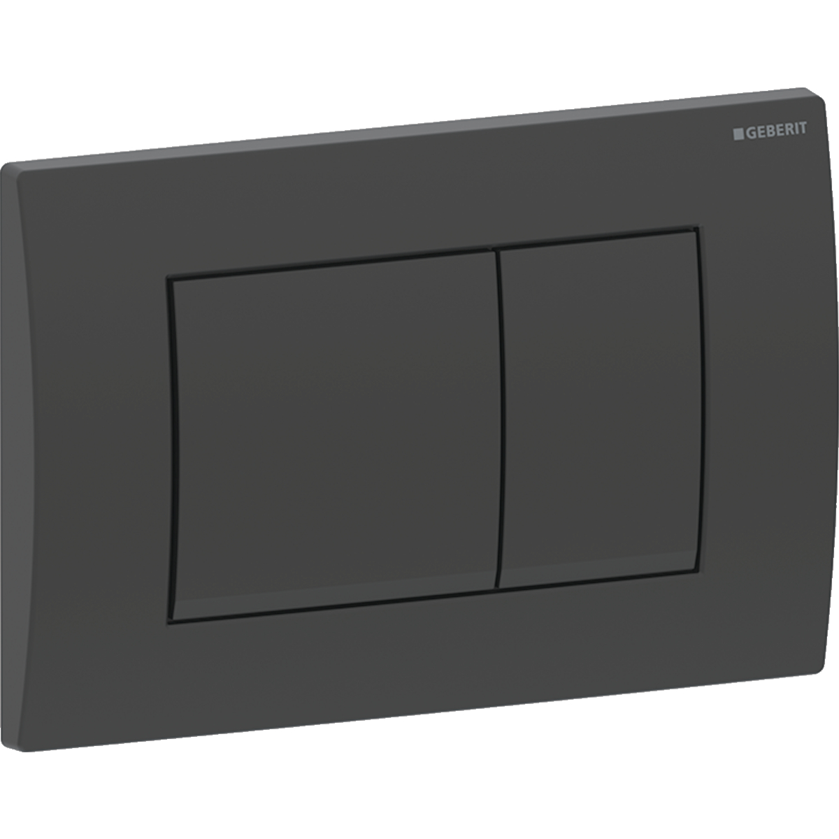 Geberit Delta20 Betätigungsplatte für Toilette schwarz 115.137.14.1