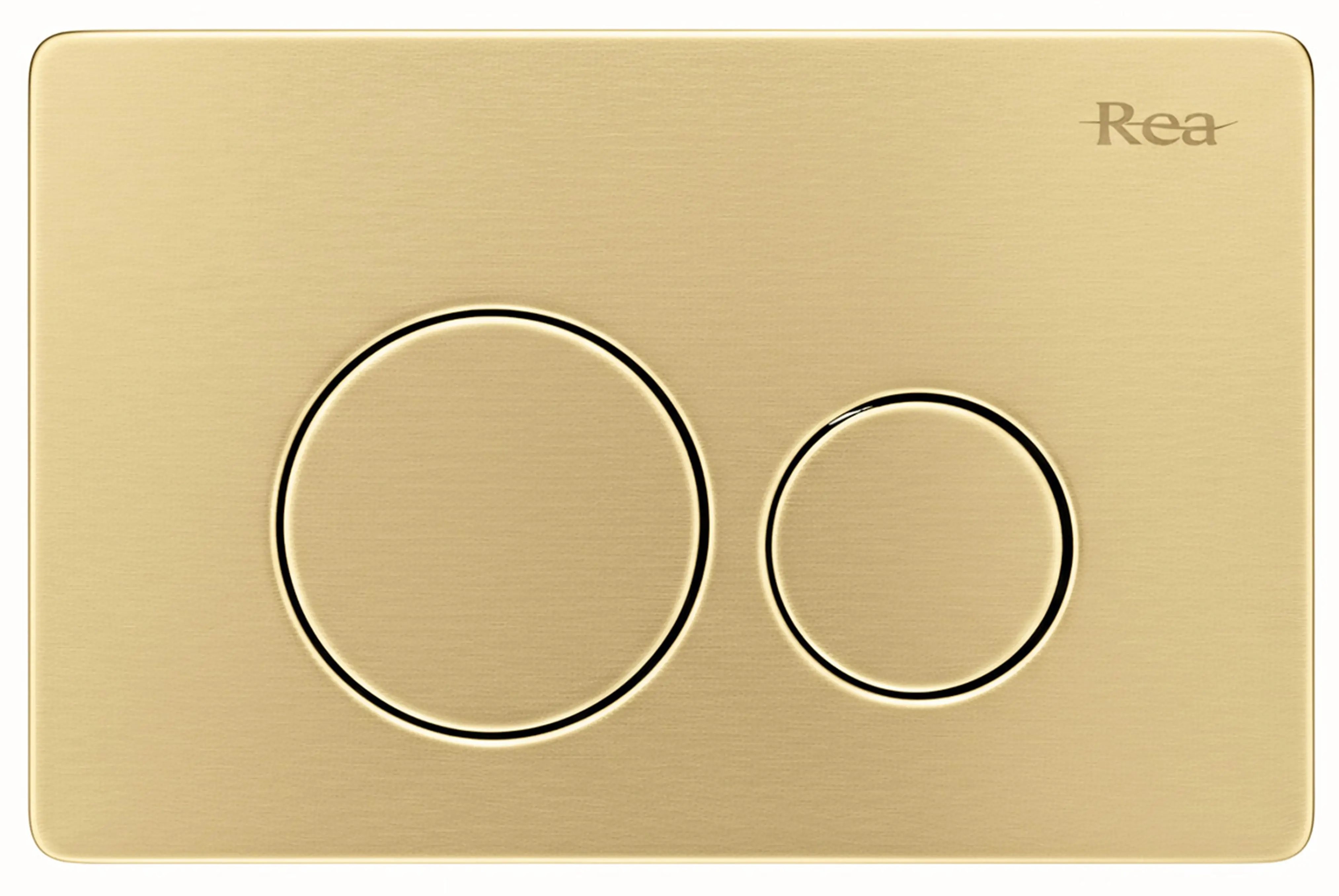 Rea Betätigungsplatte für Toilette gold REA-E9563