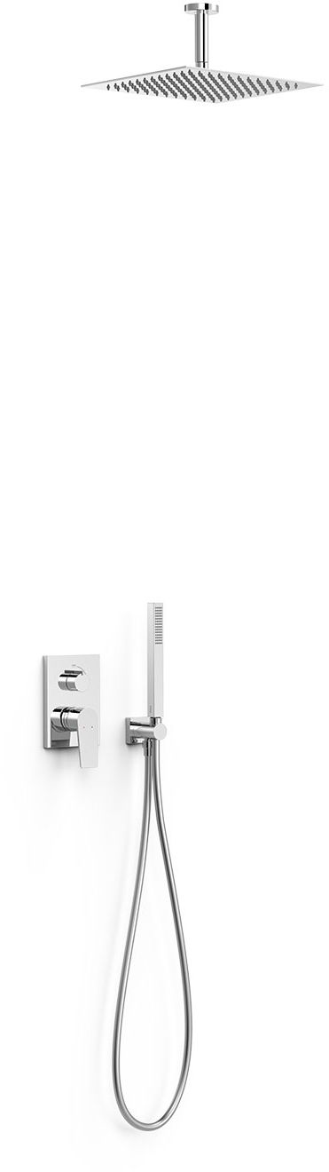 Tres Project Duschset Unterputz mit Regenbrause chrom 21128003