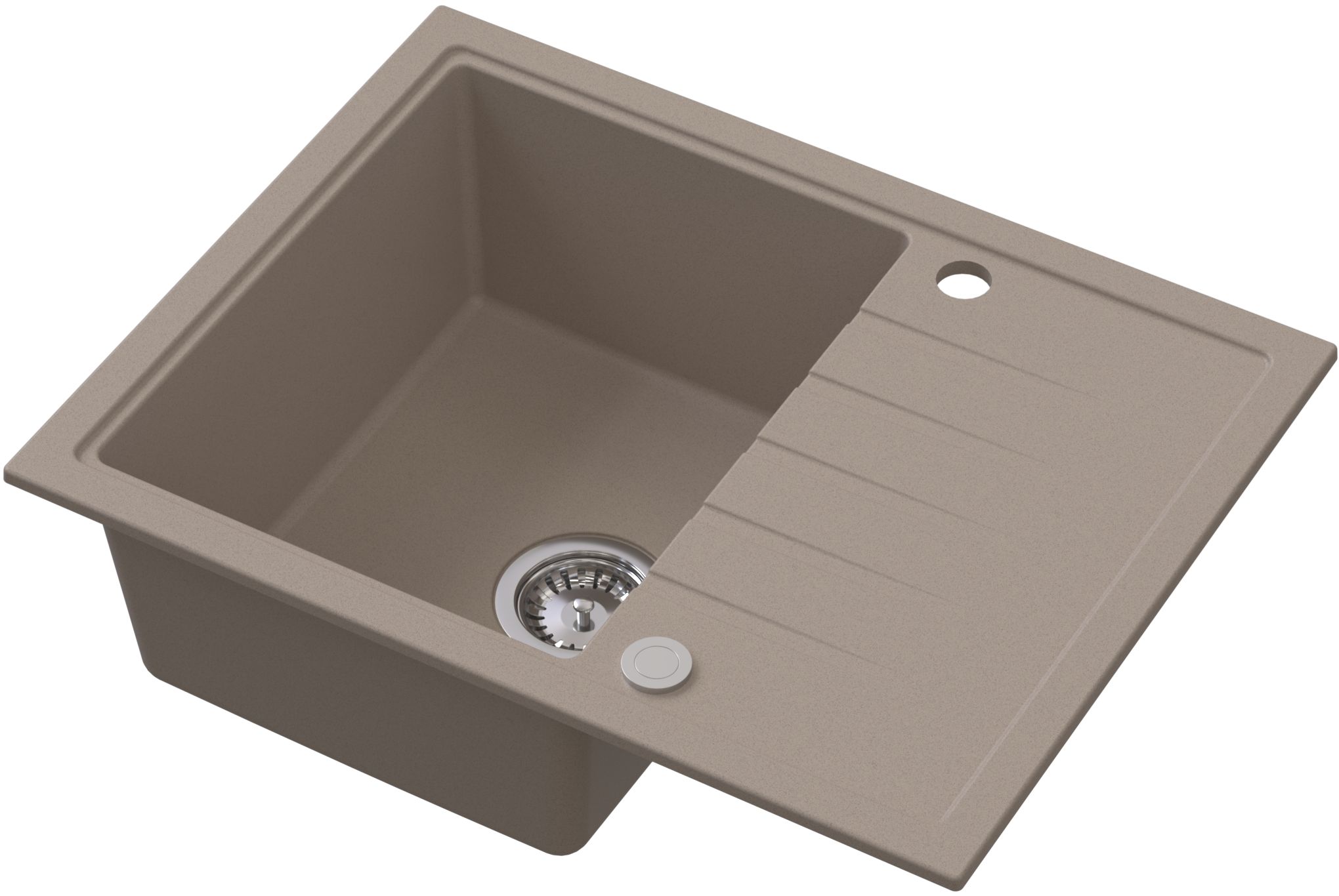 Ruvetti Axel Granitspüle 65x50 cm beige 3001AX_BE120_W