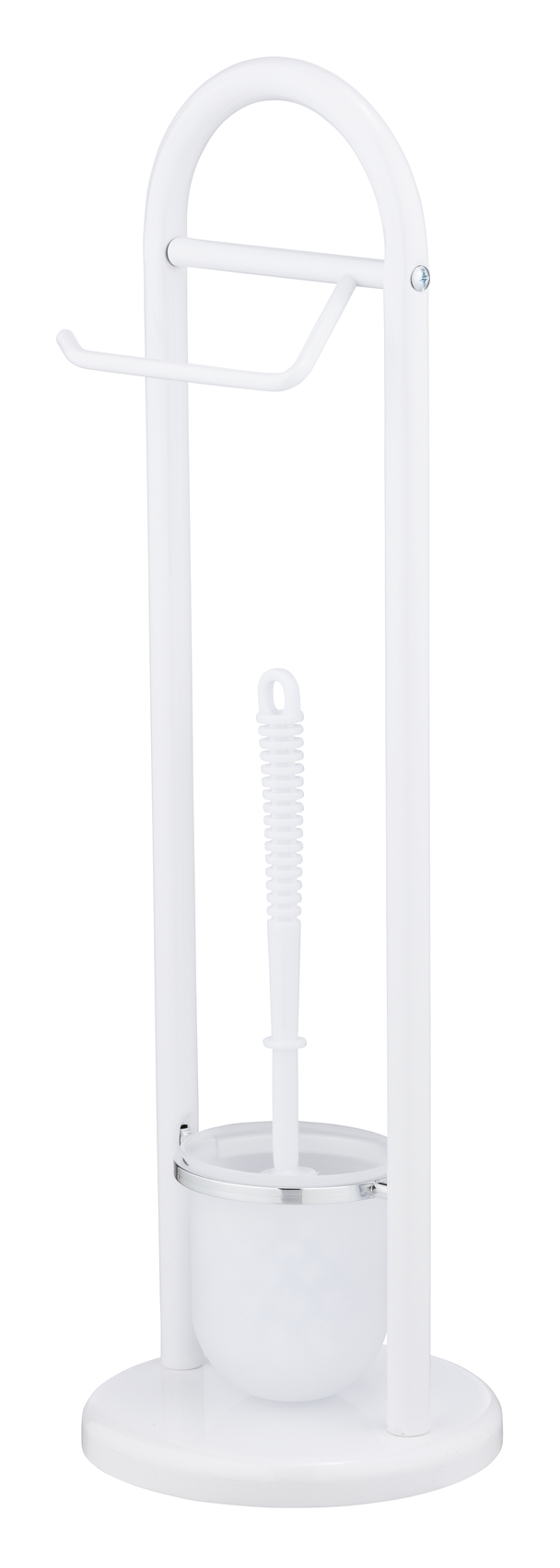 Wenko Siena WC-Garnitur mit Toilettenpapierhalter weiß 17092100