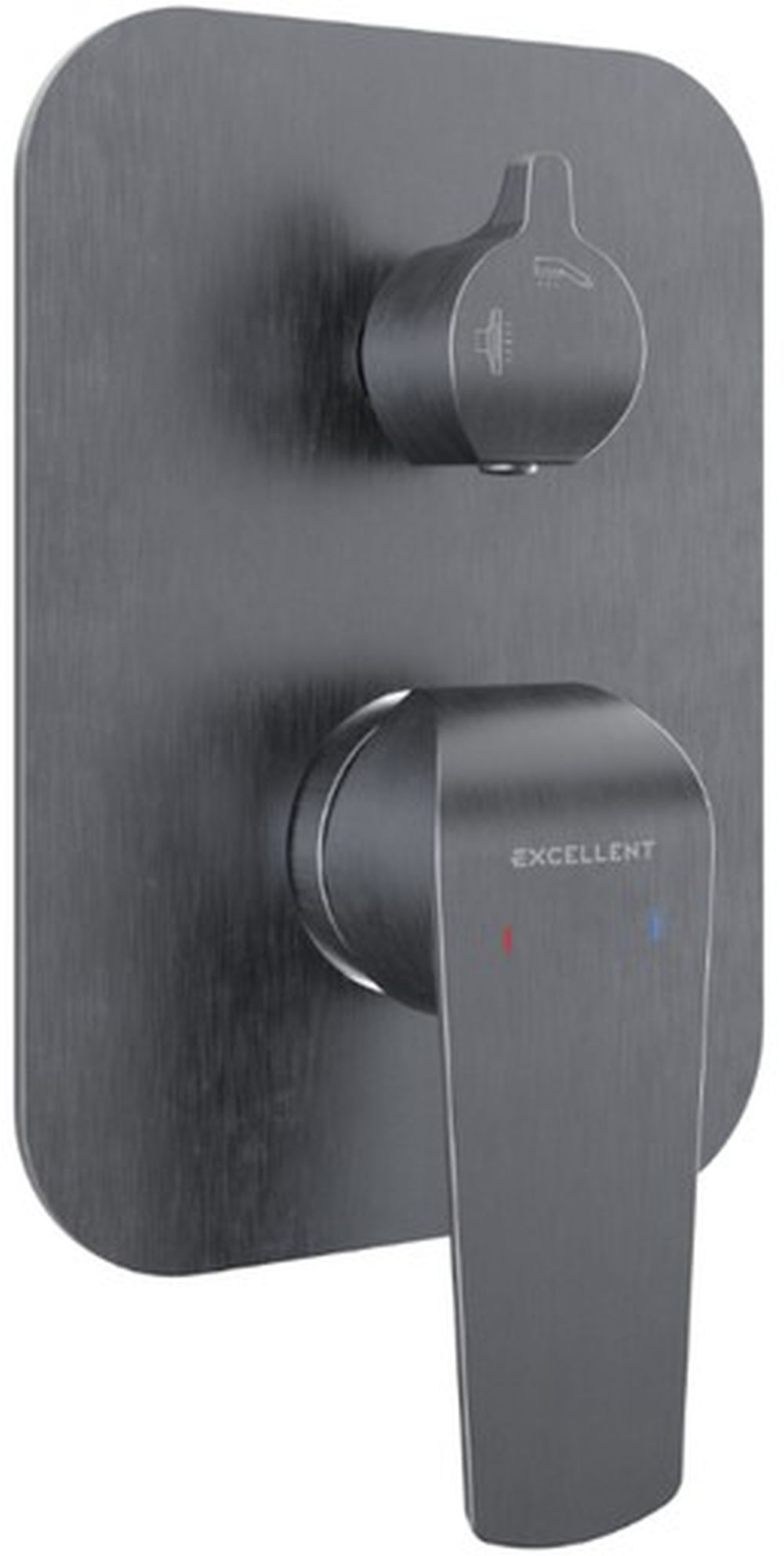 Excellent Clever 2.0 Badewannen- und Duscharmatur Unterputz graphit AREX.4145AB