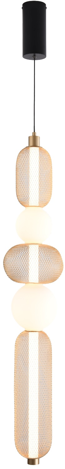 Zuma Line Sarr Pendelleuchte 1x27 W schwarz-gold 003064-031439