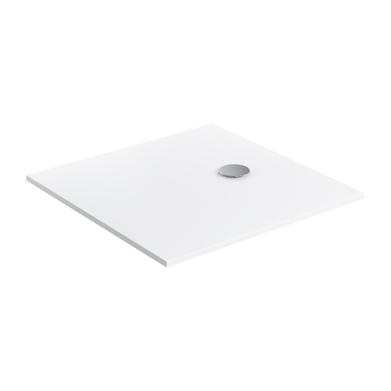 Omnires Aquapure Quadratische Duschwanne 90x90 cm weiß AQUAPURE90-KBM