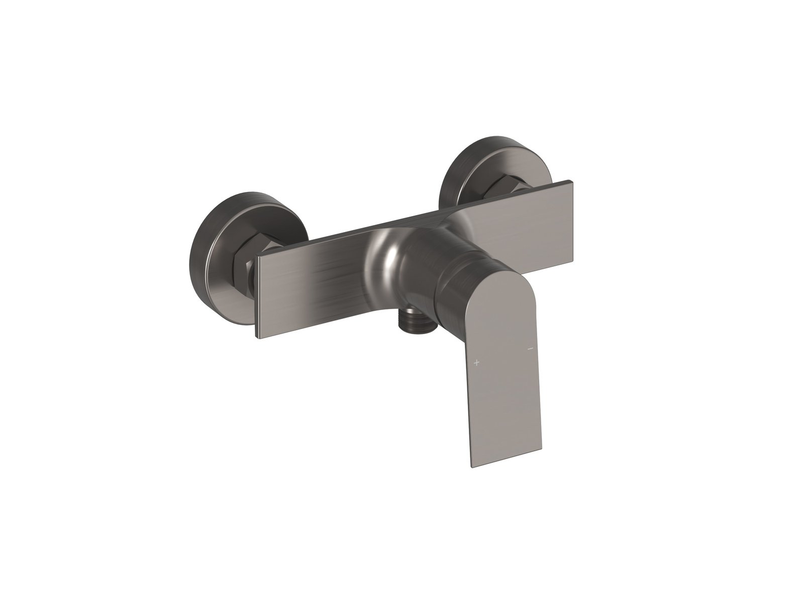 Ravak Plan Duschbatterie Wandmontage graphit X070655