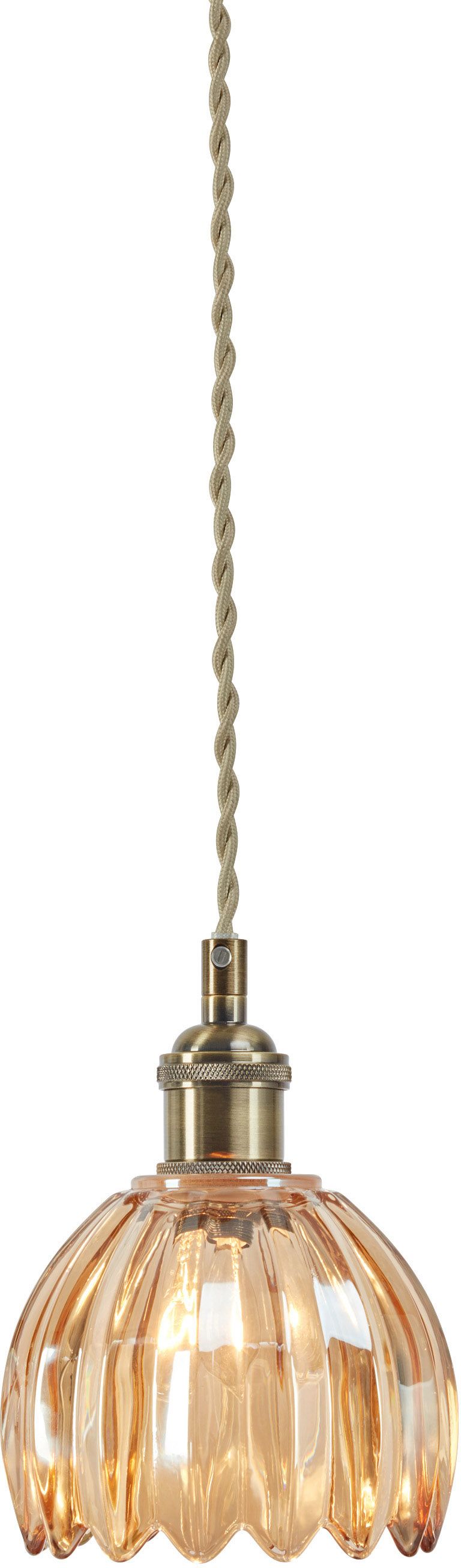 Markslöjd Gota Pendelleuchte 1x40 W messing-bernstein 109137