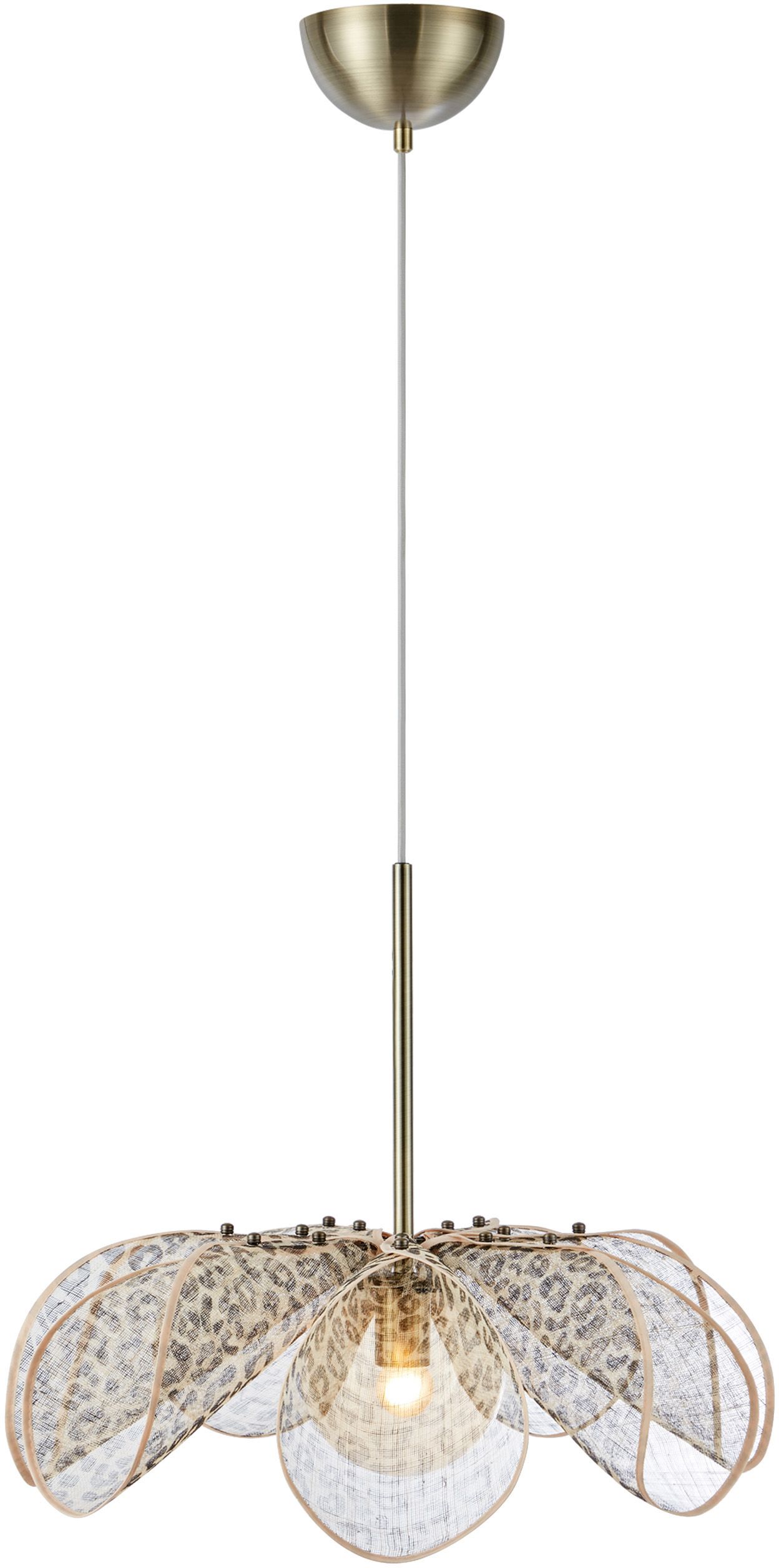 Markslöjd Styrka Pendelleuchte 1x40 W messing-bernstein 109169