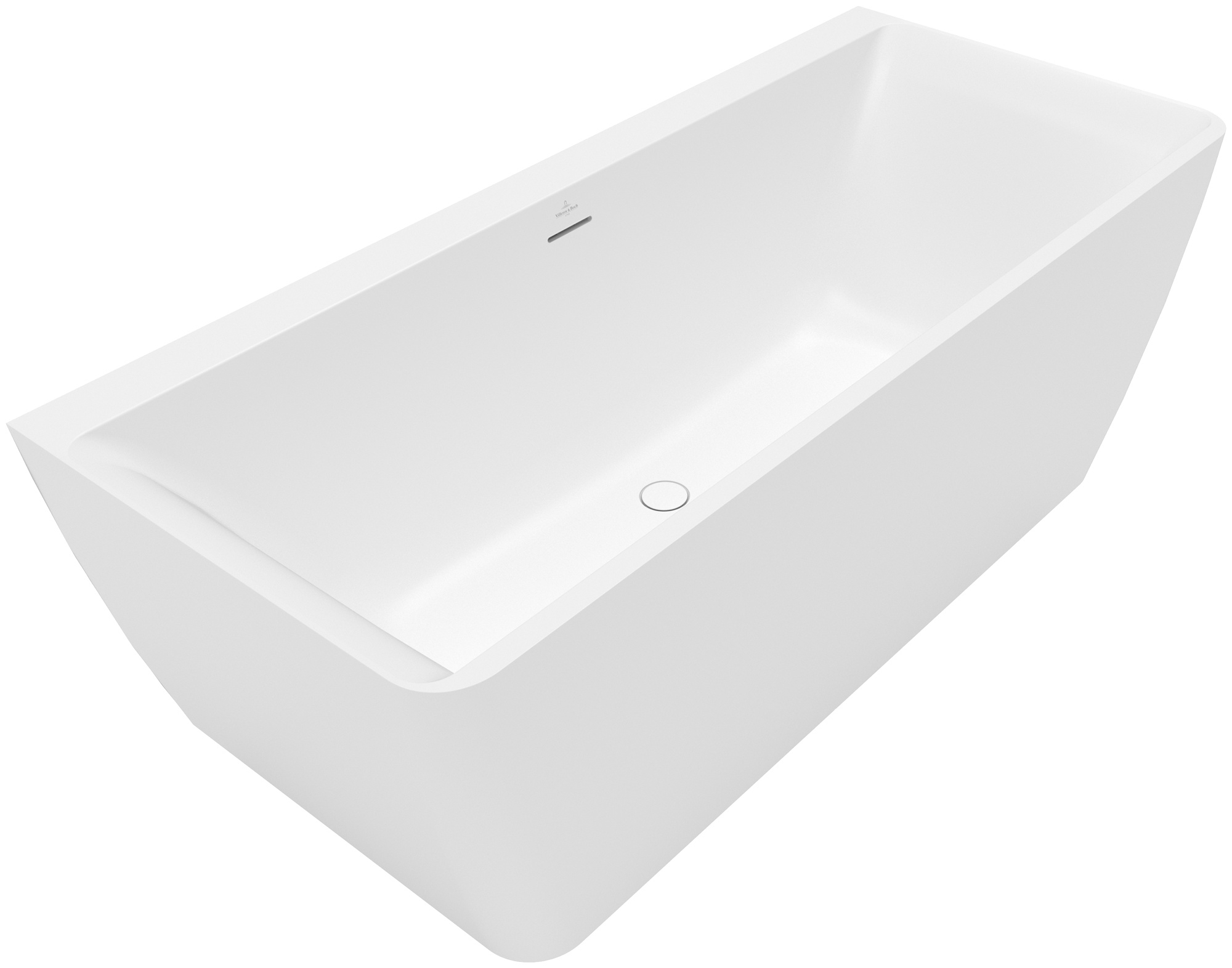 Villeroy & Boch Subway 3.0 Wandmontierte Badewanne 180x80 cm rechteckig weiß UBQ180SBW9CS00TVRW