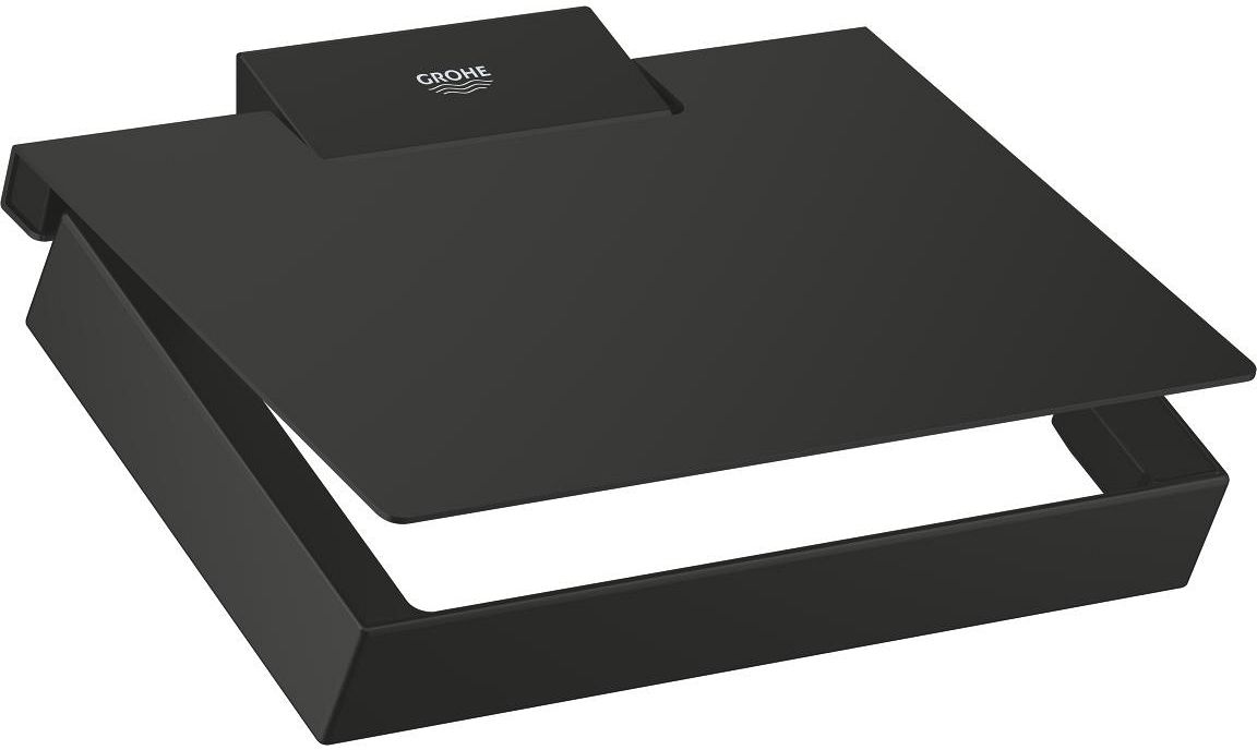 Grohe Selection Cube Toilettenpapierhalter schwarz 407812430