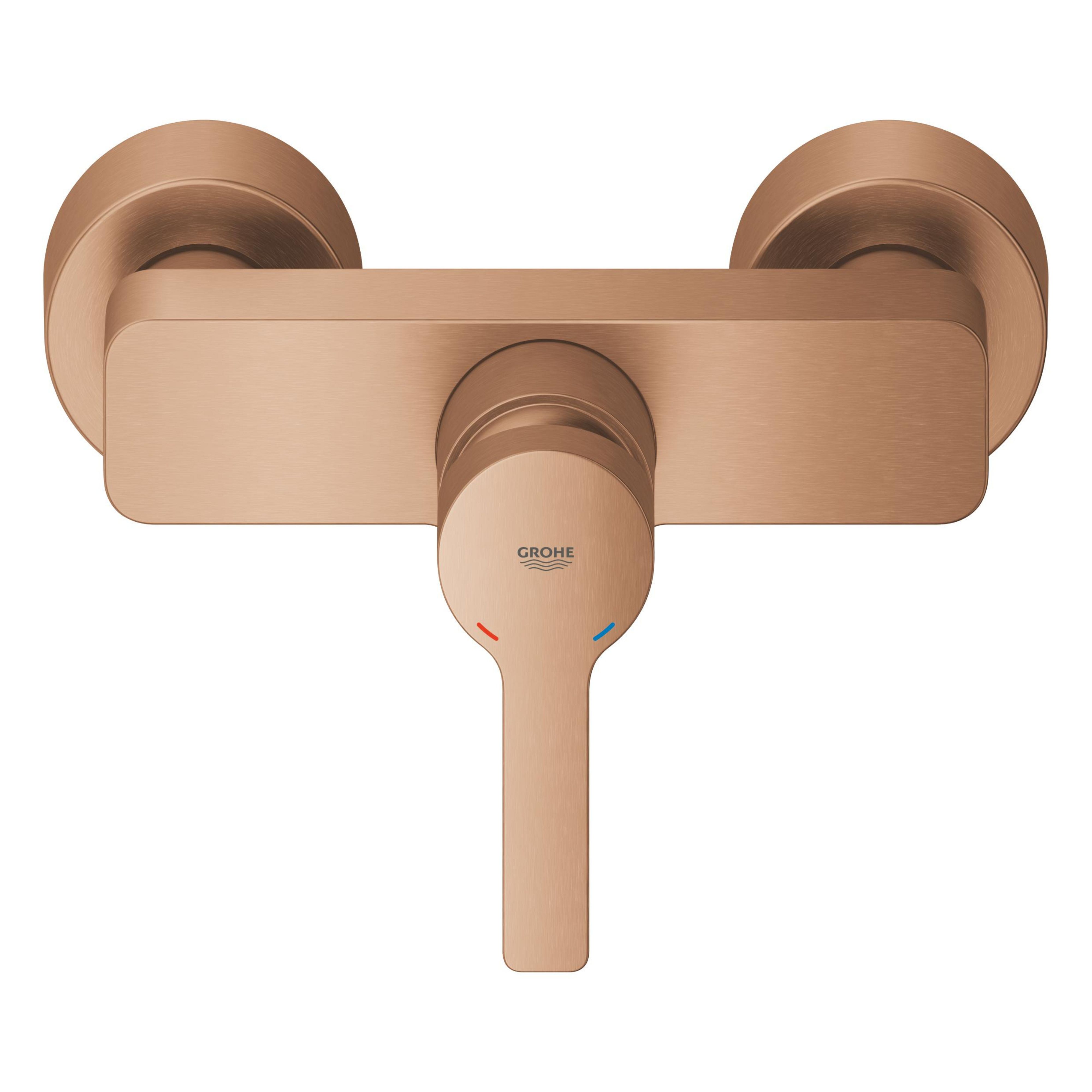 Grohe Lineare Badewannen- und Duscharmatur Wandmontage Brushed Cool Sunrise 33865DL1