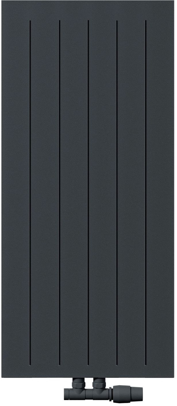 Radox Nova Raumheizkörper 90x42 cm podłączenie unter schwarz RX-NVV.002T.900.420