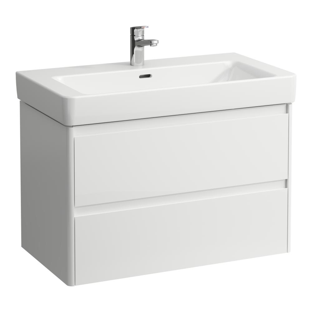 Laufen Base 2.0 Badschrank 82x44.5x51.5 cm Unterschrank hängend weiß H4113021082611