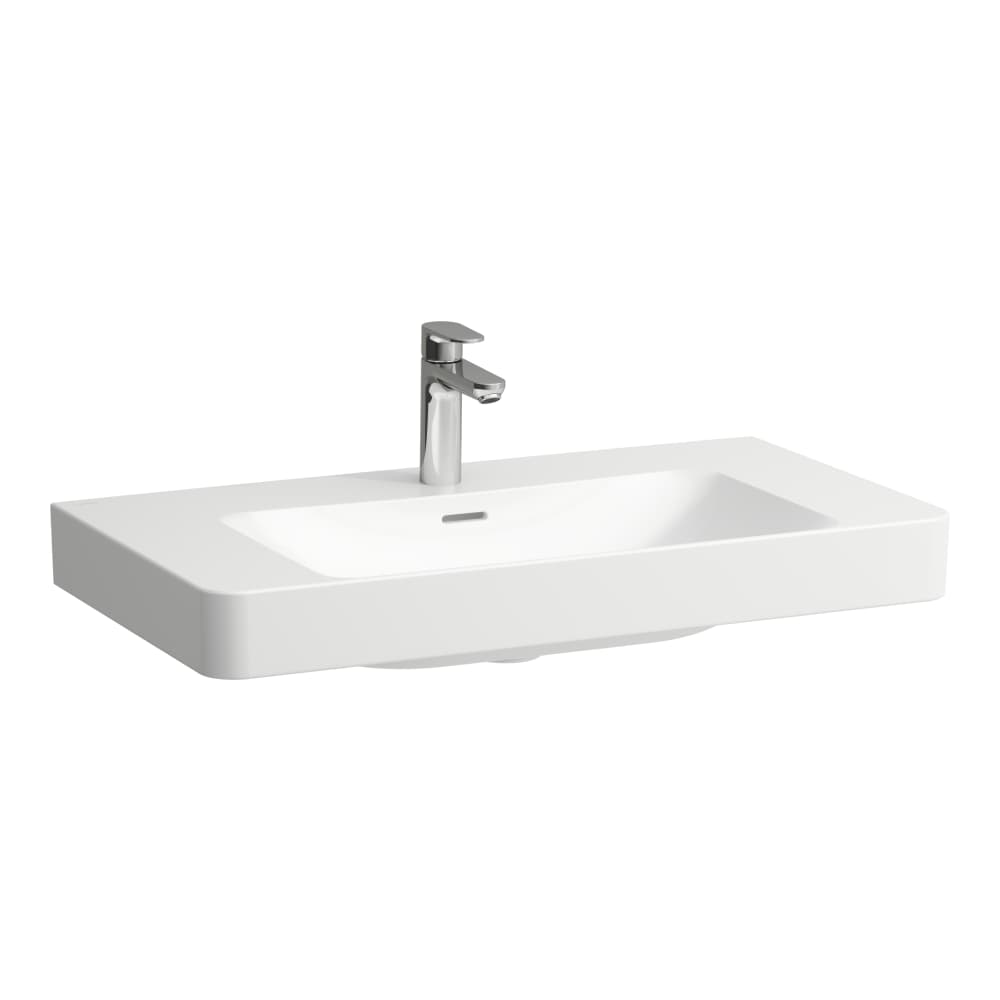 Laufen Pro X Waschbecken 85x46.5 cm rechteckig Klassisch-Möbel weiß glanz H810867A001041