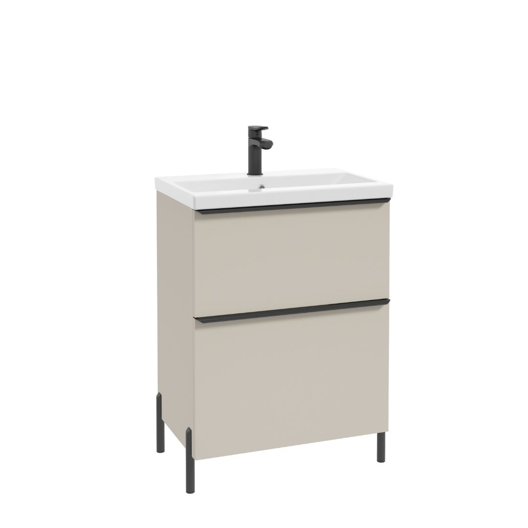 Defra Nino Unterschrank 60x40x70 cm Unterschrank stehend beige 304-D-06005