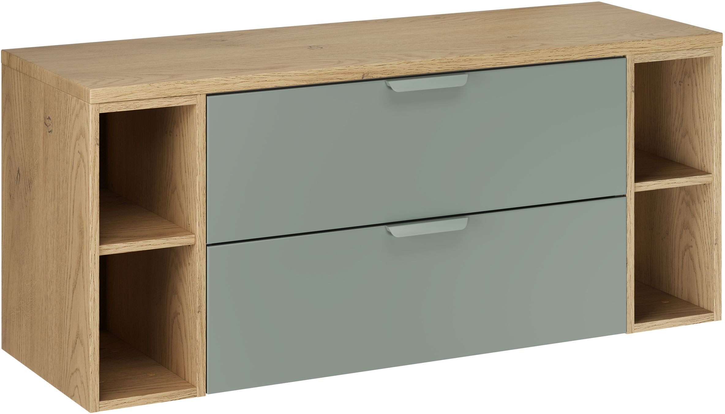 Set Unterschrank Comad Aster Green ASTER GREEN 82-80-46-2S, Naphtha-Arbeitsplatte Comad Nordic Cremona CREMONA 89-120-46 M, CREMONA UN 81-20-44