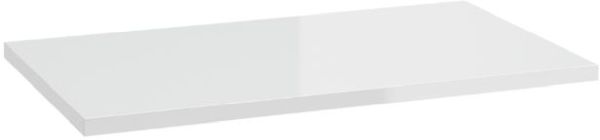 Defra Uni Naphtha-Arbeitsplatte 80x46 cm weiß 282-F-08004