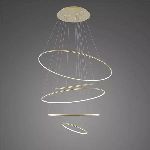 Altavola Design Ledowe Okręgi Pendelleuchte 5x W gold LA085/P_120_in_3k_gold