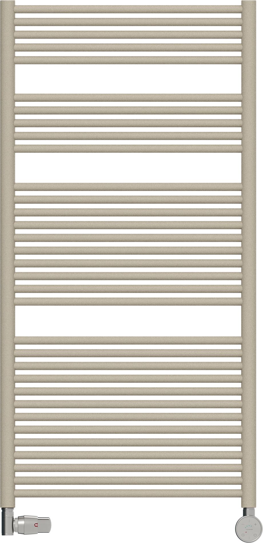 Radox Sunny Flat Badheizkörper Leiter 100x50 cm beige/braun RX-SU.YW370.1000.500