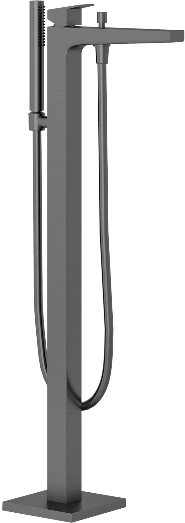 Kludi Decus Badewannen- und Duscharmatur freistehend schwarz 54590N275