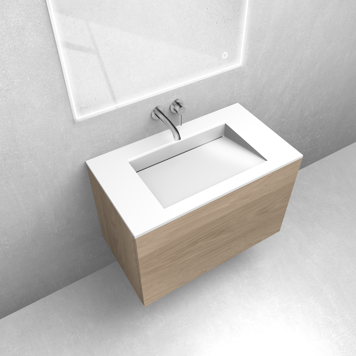 Set Unterschrank Oltens Lun 60033060, Waschbecken Oltens Stila 40201000