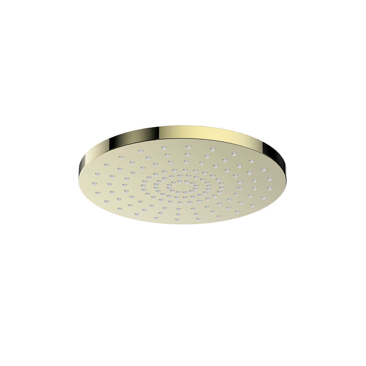 Oltens Pluva Kopfbrause 25x25 cm rund goldener Glanz 37010800