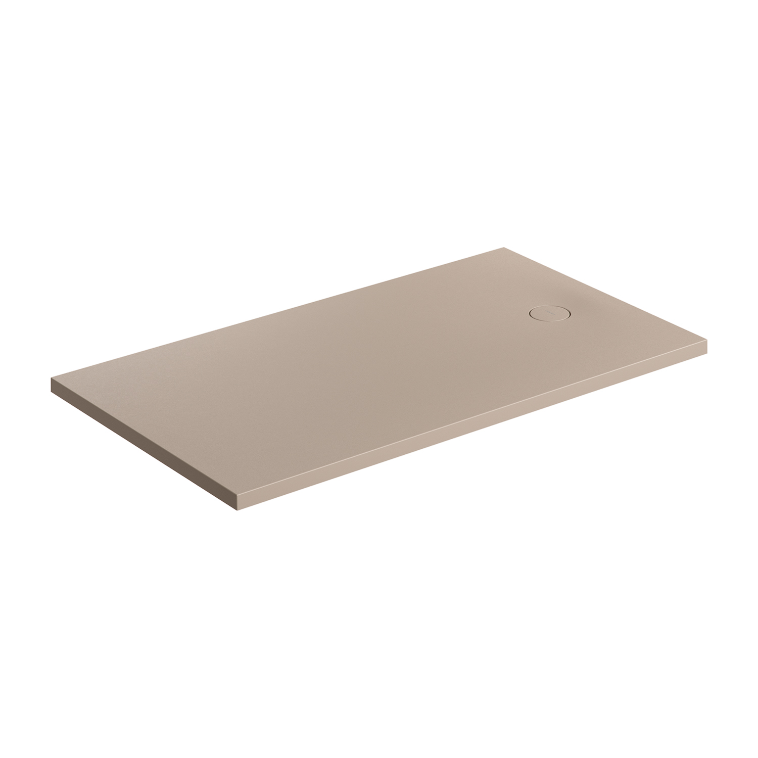 Omnires Aquarock Rechteckige Duschwanne + Abdeckung 160x90 cm beige AQUAROCK90-160DB