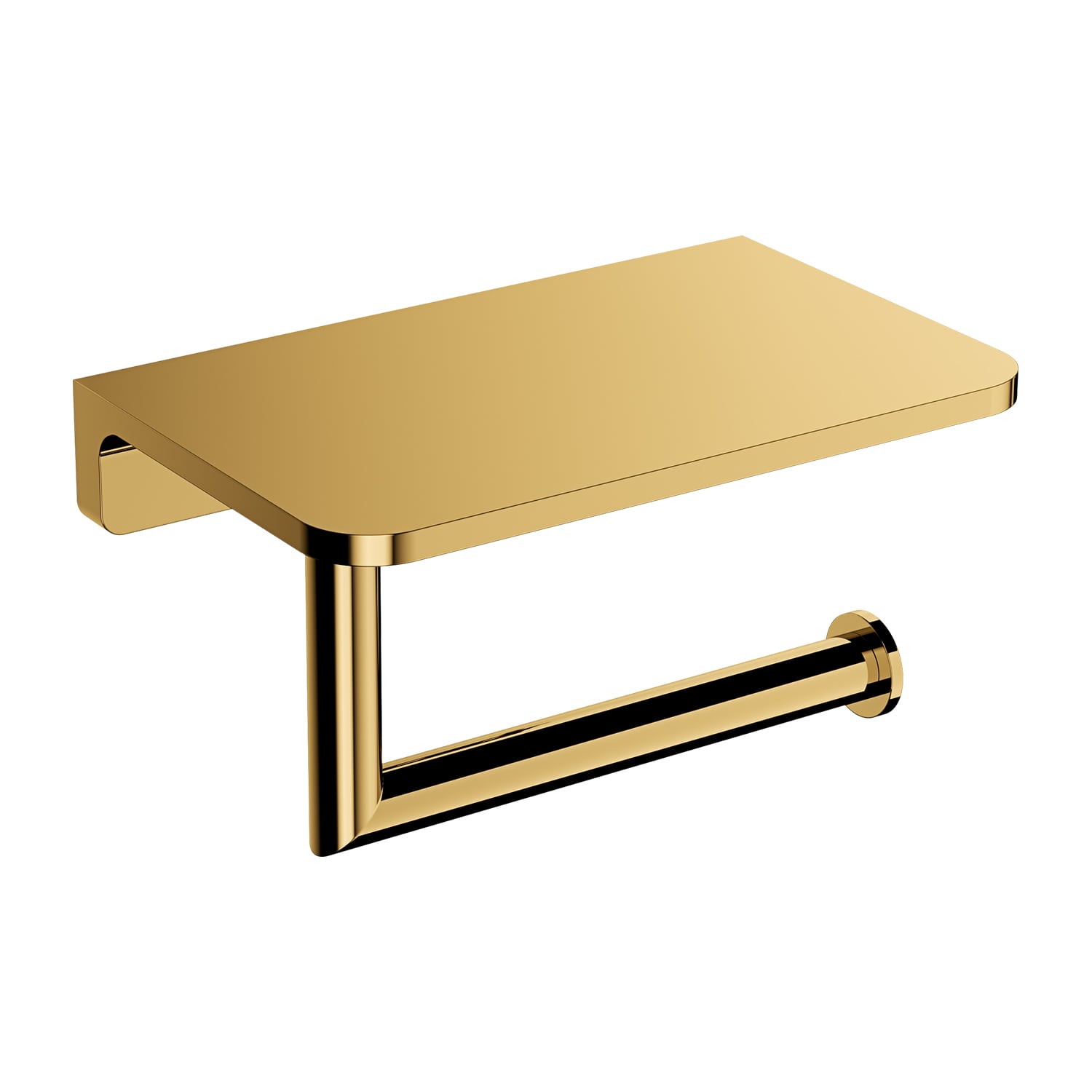 Omnires Modern Project Toilettenpapierhalter gold MP60511GL