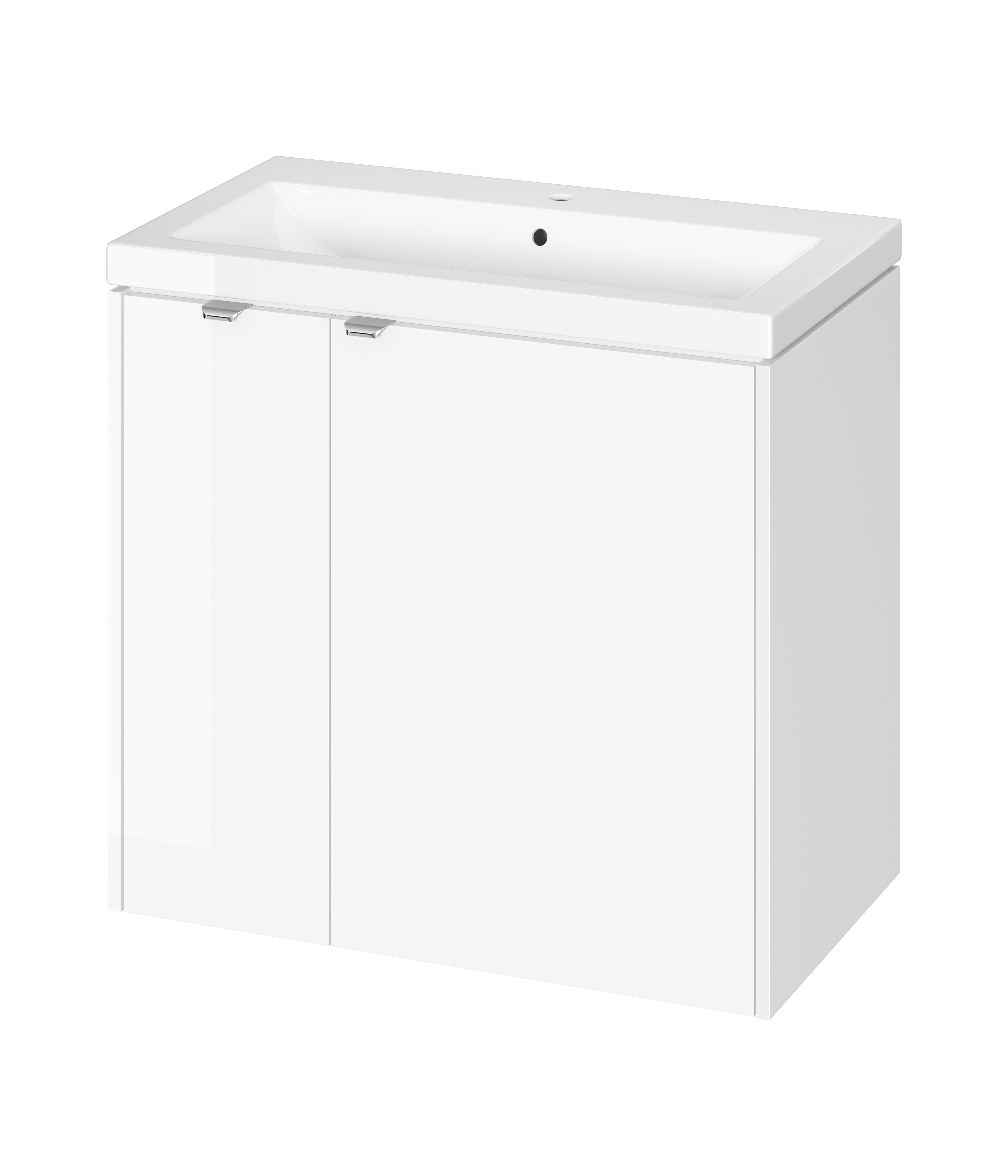 Cersanit Ovida Waschtisch mit Unterschrank 80 cm weiß S4047-003