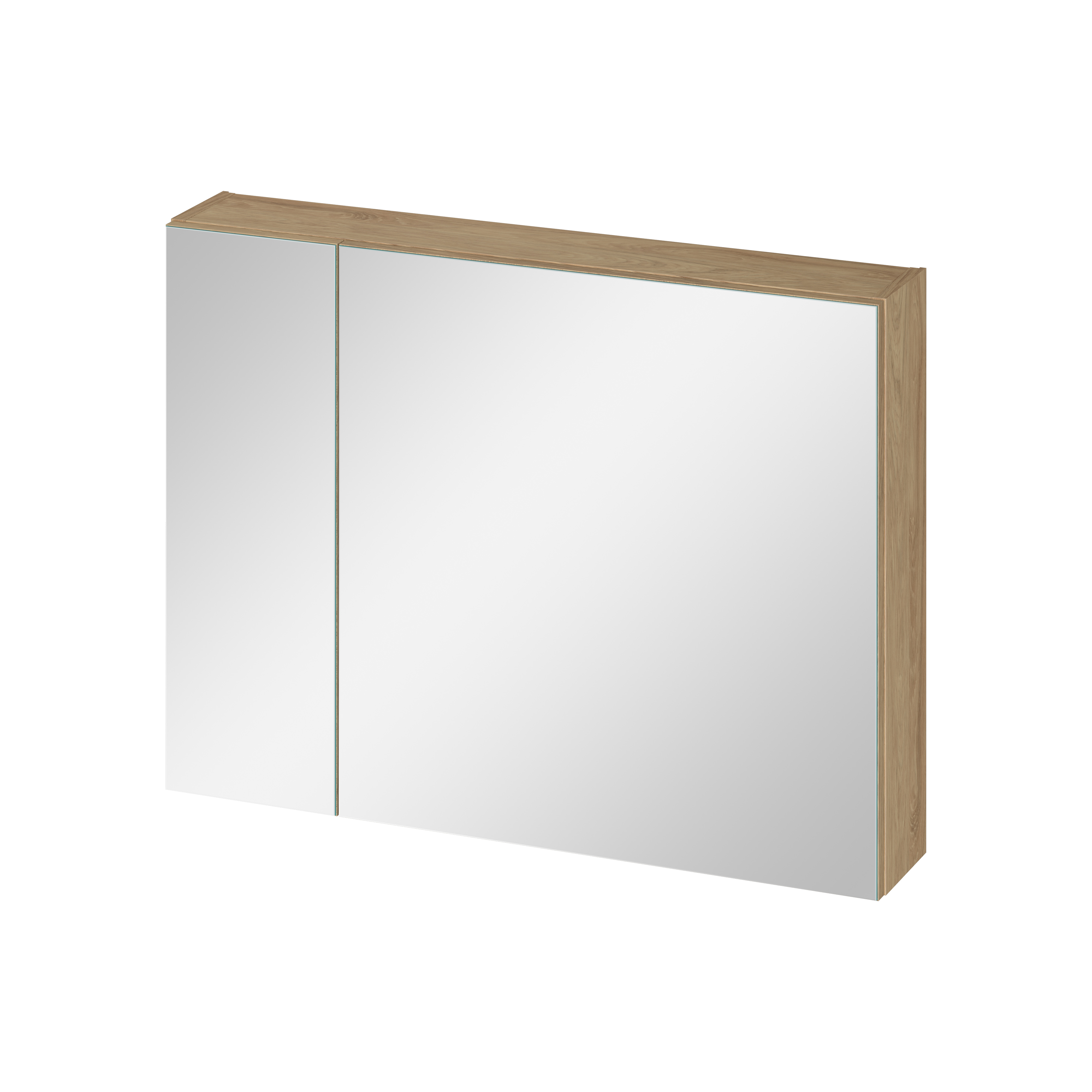 Cersanit Ovida Unterschrank 79.4x14.1x59.2 cm Spiegelschrank eiche S1058-016