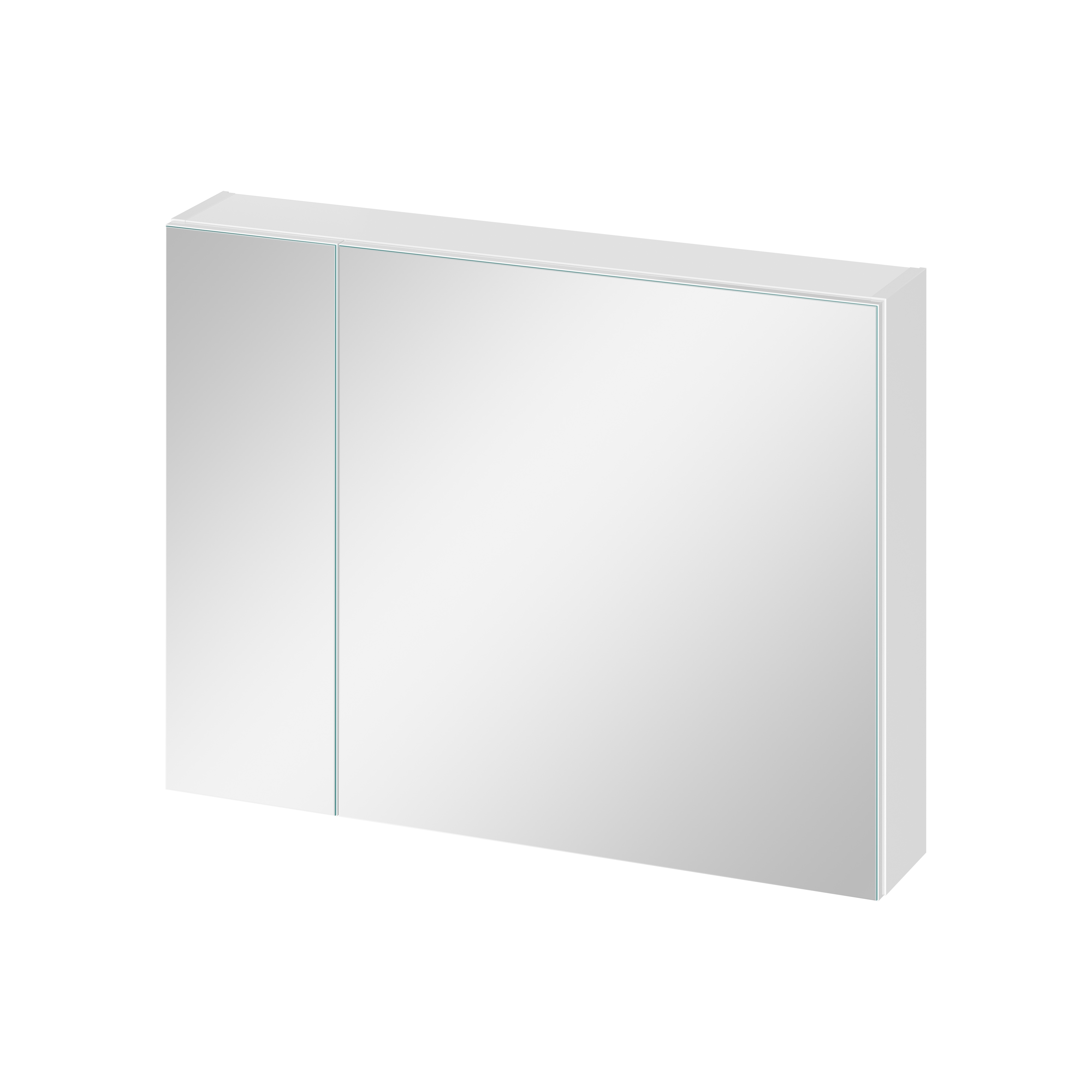 Cersanit Ovida Unterschrank 79.4x14.1x59.2 cm Spiegelschrank weiß S1058-008