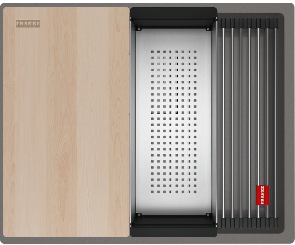 Franke Kanon Granitspüle 56x46 cm grau/graphit/onyx 125.0749.658