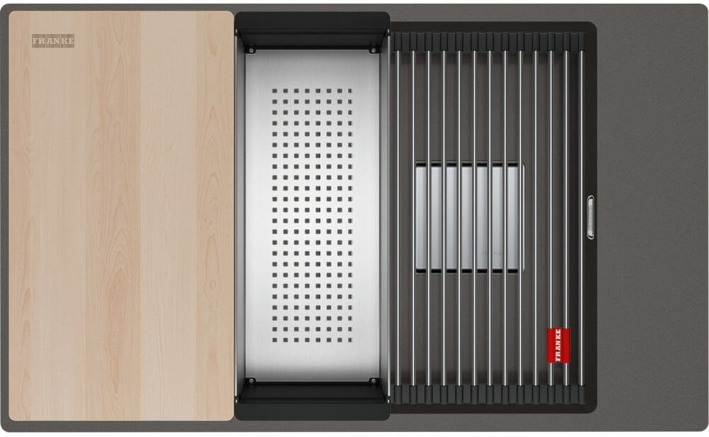 Franke Kanon Granitspüle 76x46 cm grau/graphit/onyx 125.0749.669