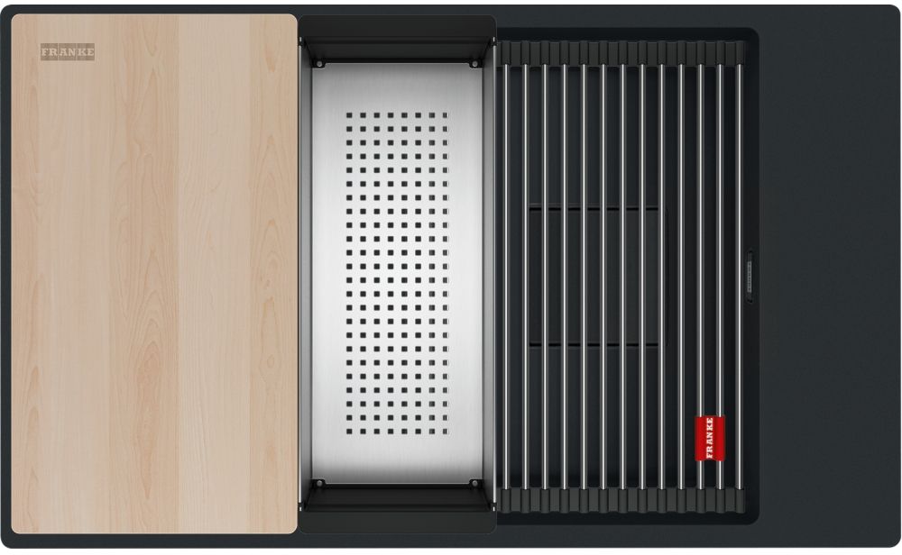 Franke Kanon Granitspüle 76x46 cm schwarz 125.0749.672