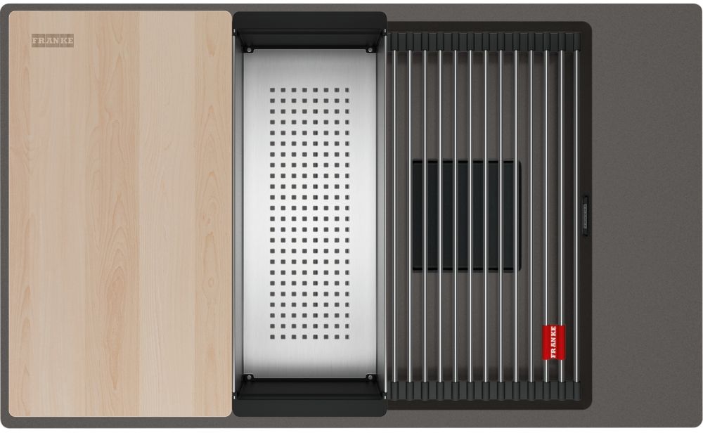 Franke Kanon Granitspüle 76x46 cm grau/graphit/onyx 125.0749.673