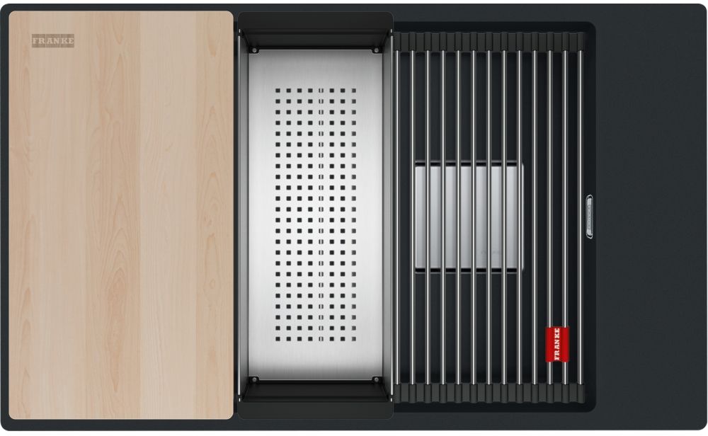 Franke Kanon Granitspüle 76x46 cm schwarz 125.0749.671