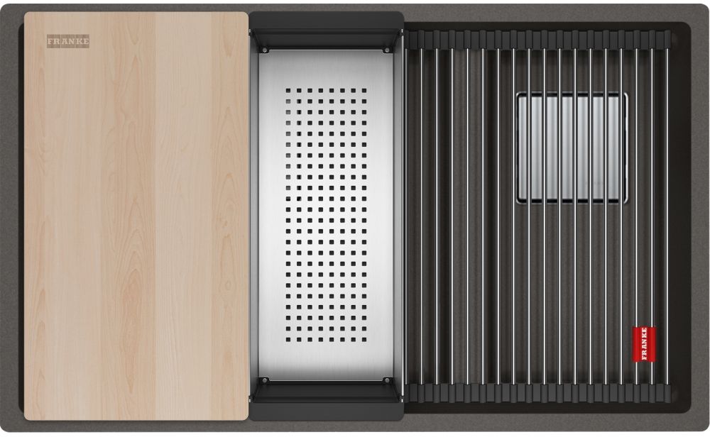 Franke Kanon Granitspüle 76x46 cm grau/graphit/onyx 125.0749.679