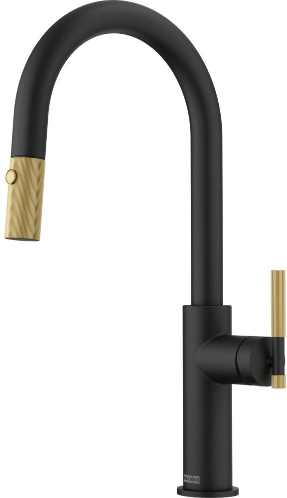 Franke Maris Stripes Küchenarmatur Stehend schwarz-gold/altgold 115.0747.673