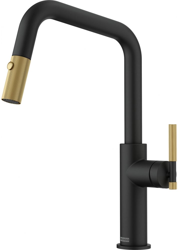 Franke Maris Stripes Küchenarmatur Stehend schwarz-gold/altgold 115.0747.676