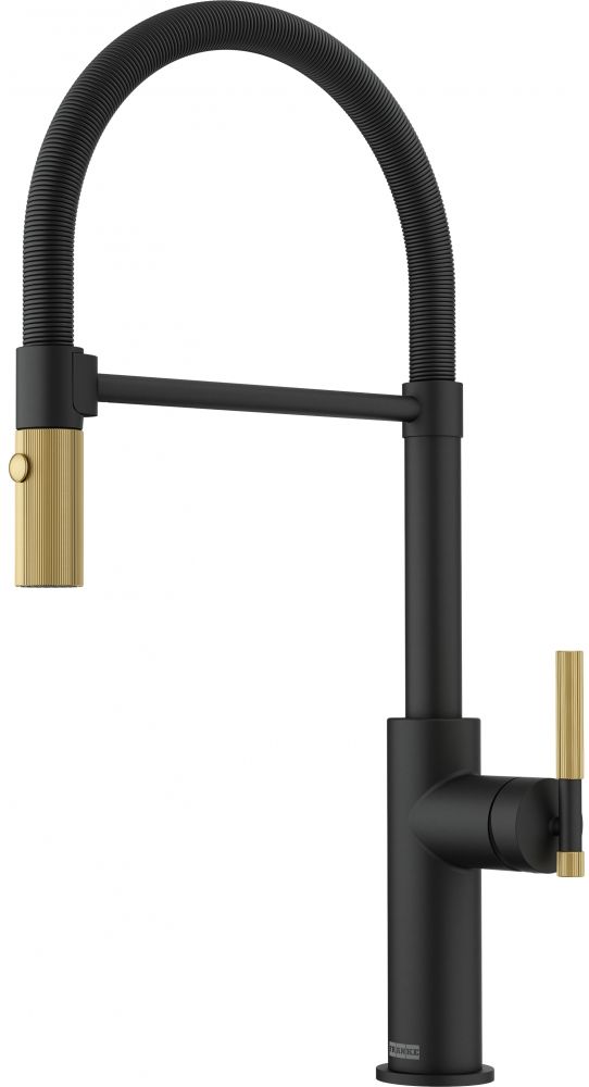 Franke Maris Stripes Küchenarmatur Stehend schwarz-gold/altgold 115.0747.679