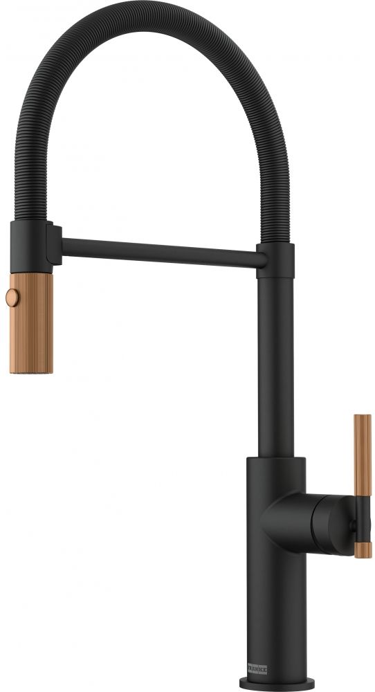 Franke Maris Stripes Küchenarmatur Stehend schwarz-kupfer 115.0747.680
