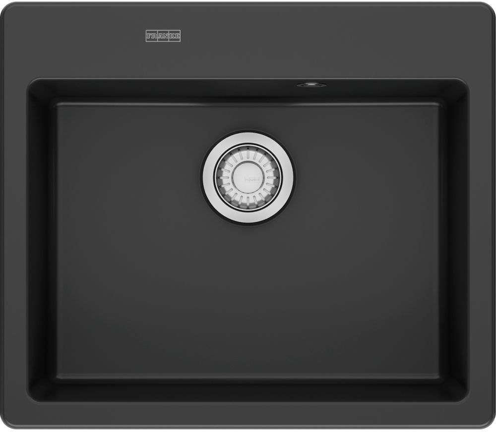 Franke Mythos MYK Keramikspüle 59x51 cm schwarz 124.0749.515