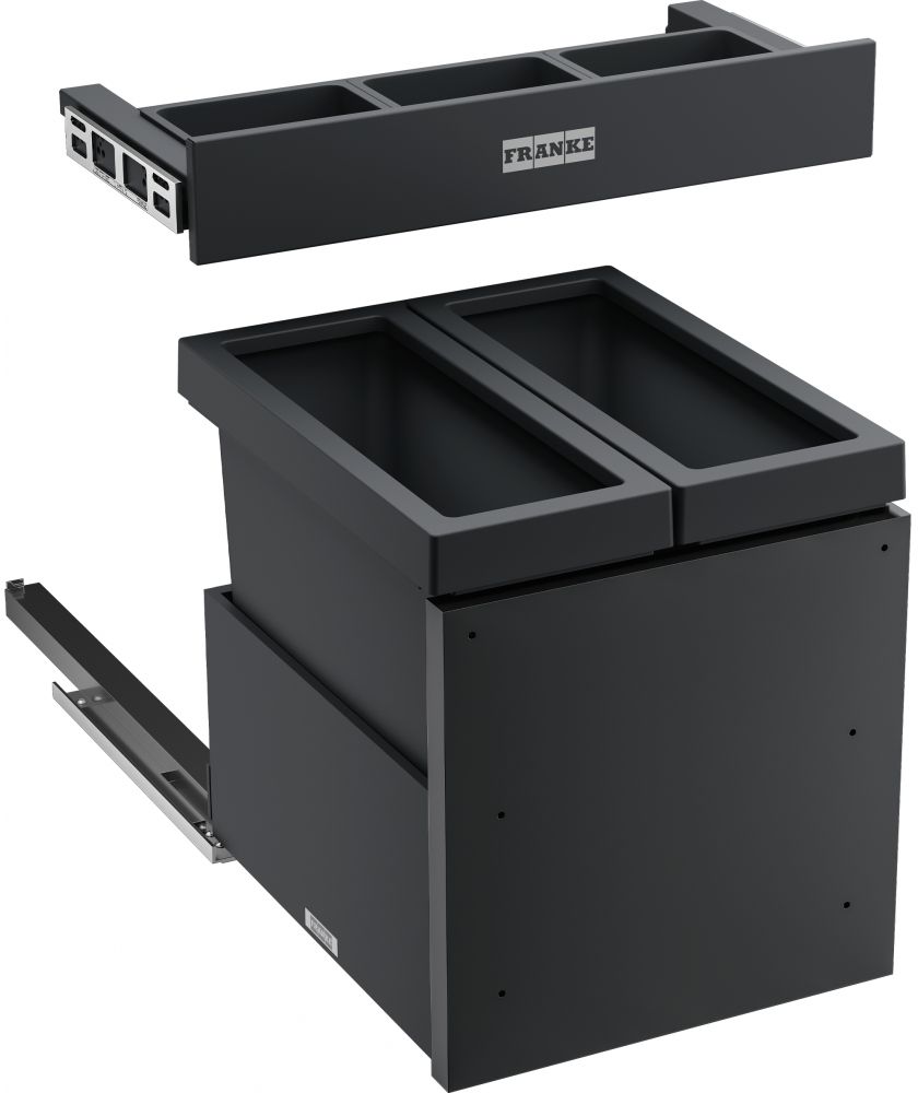 Franke Mythos Müllcontainer 35 l schwarz 121.0750.260