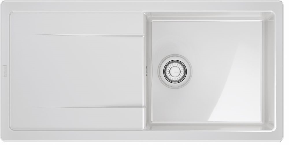 Franke Mythos MYK Keramikspüle 100x50 cm weiß 124.0745.380